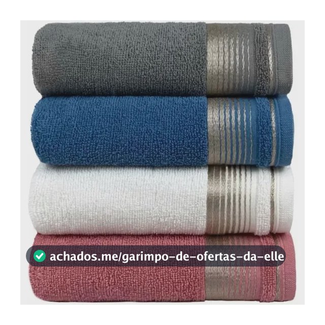 Kit 4 Toalhas De Banho Banhão Gigante Berlim 75x150cm