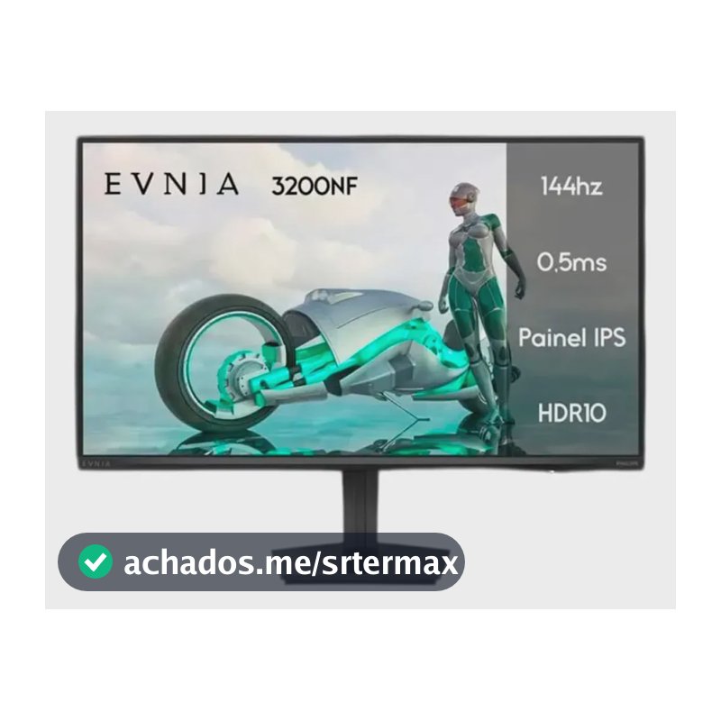 Monitor Gamer Philips Evnia 27'' Ips 144Hz 0.5ms Fhd27m2n3200nf Preto