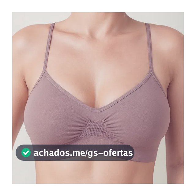Sutiã Lupo Original Sem Costura Alça Fina Macia Confortável