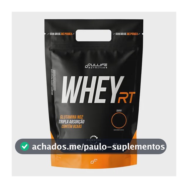 Whey Protein Concentrado Rt 900g - Fullife Nutrition Sabor Cookies