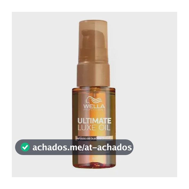 Óleo Wella Professionals Ultimate Luxe Oil 30ml