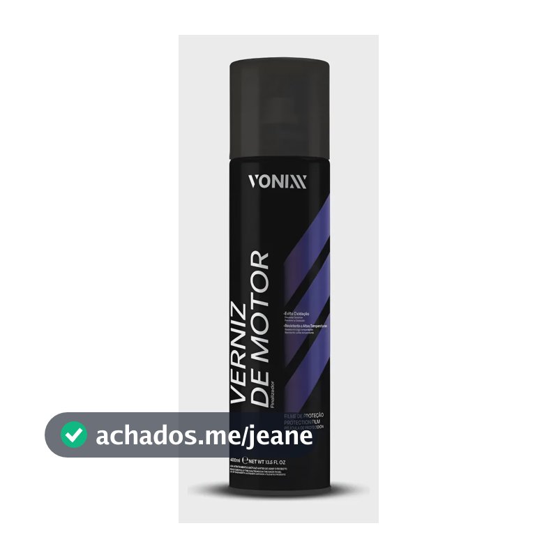 Verniz De Motor Aerosol - Vonixx Brilho E Proteção 400ml