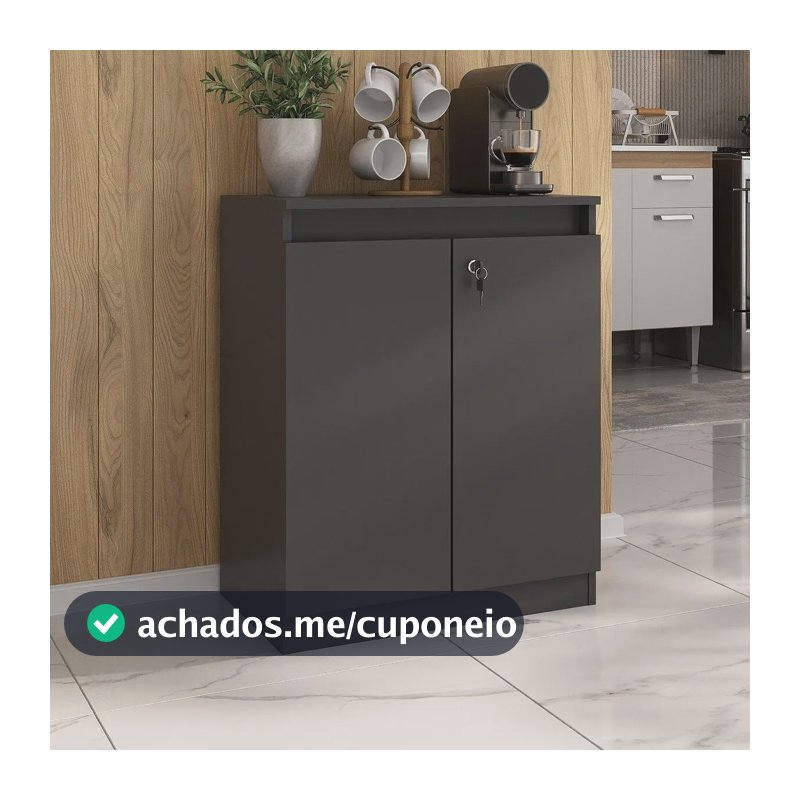Aparador Buffet 60cm 2 Portas Com Chave Multimóveis Cr50099