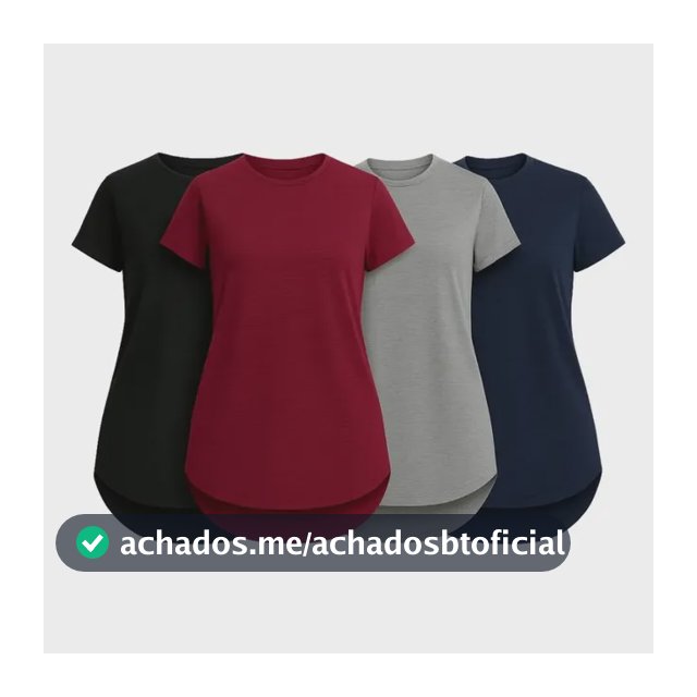Kit 4 Blusa Dry Fit Feminina Academia Tapa Bumbum Treino