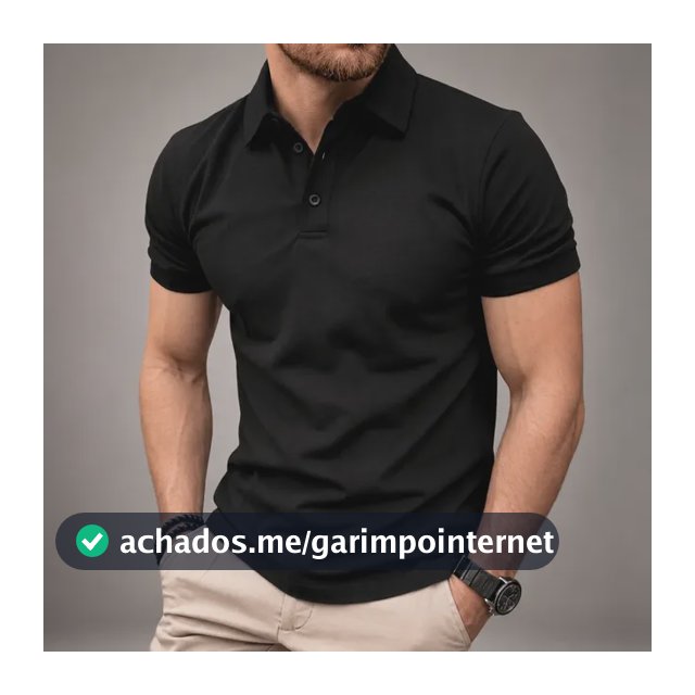 Camisa Gola Polo Masculina Pique Premium Algodão Confortável