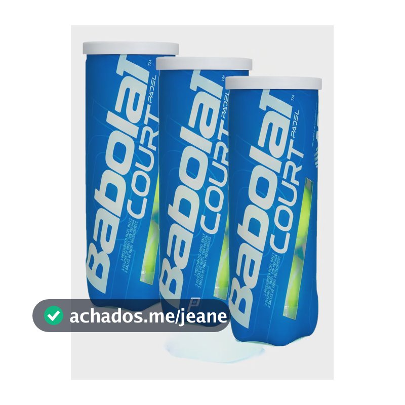 Bola De Padel Babolat Court - Pack Com 3 Tubos