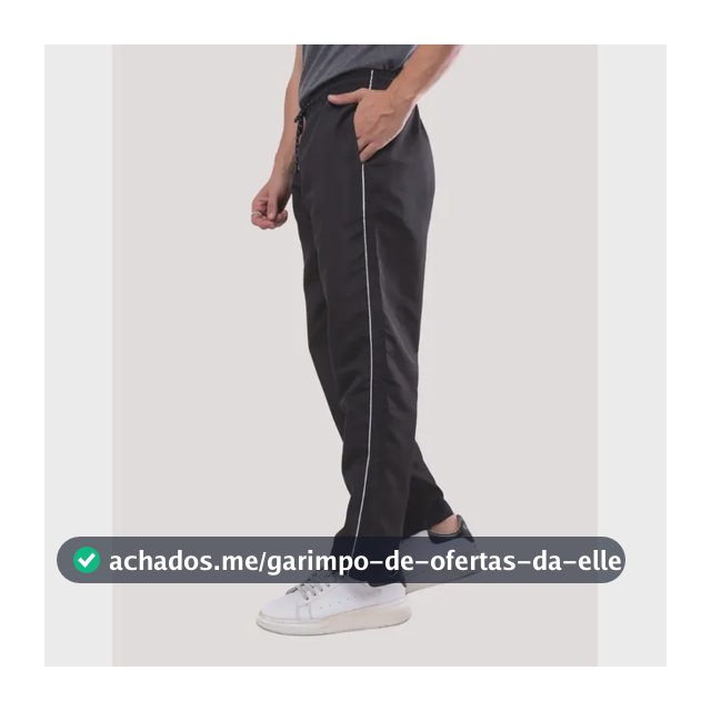 Calça Tactel Plus Size Masculina Elástico Extra Grande G3