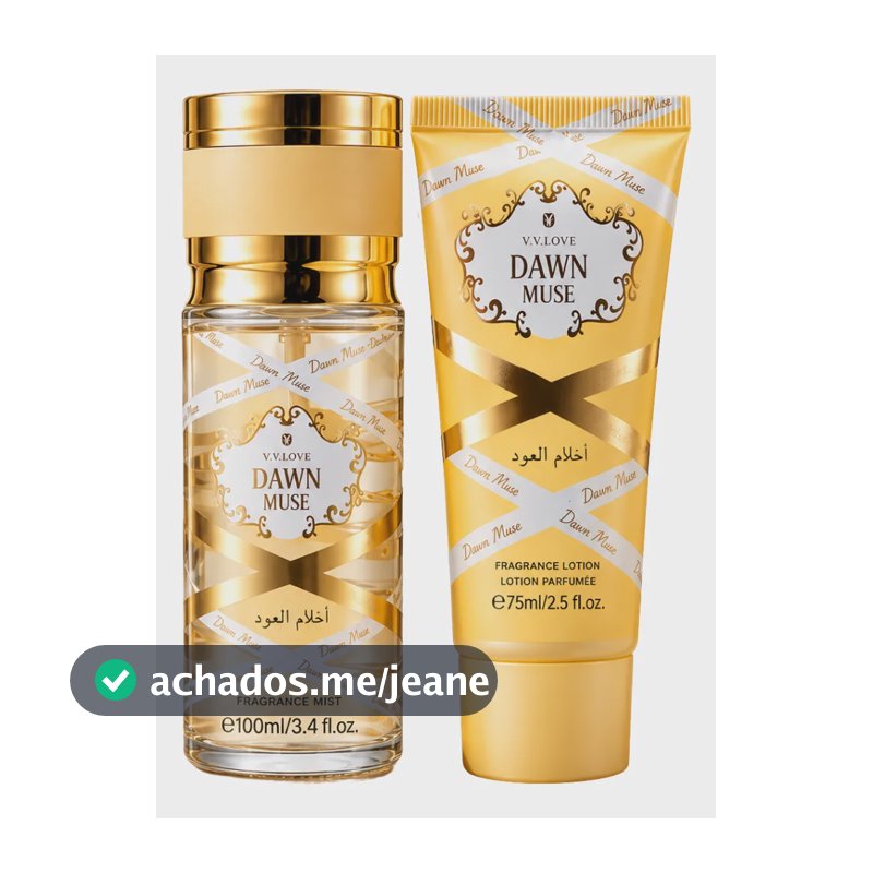 Kit Perfume Feminino Árabe 100ml + Hidratante Corporal 75ml