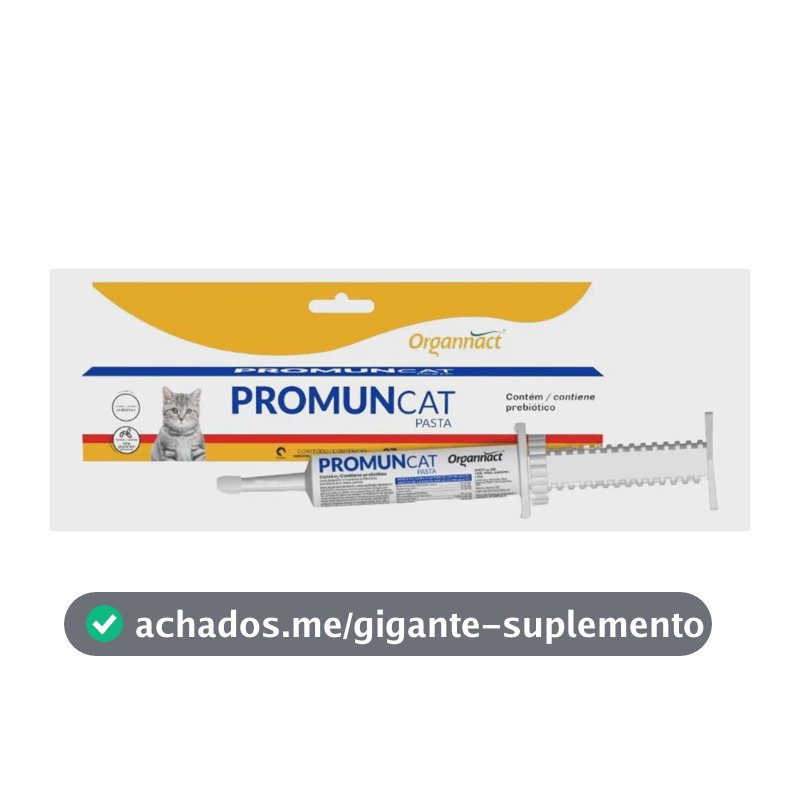 Organnact Suplemento Prebiótico Promun Cat Pasta Gato 30g