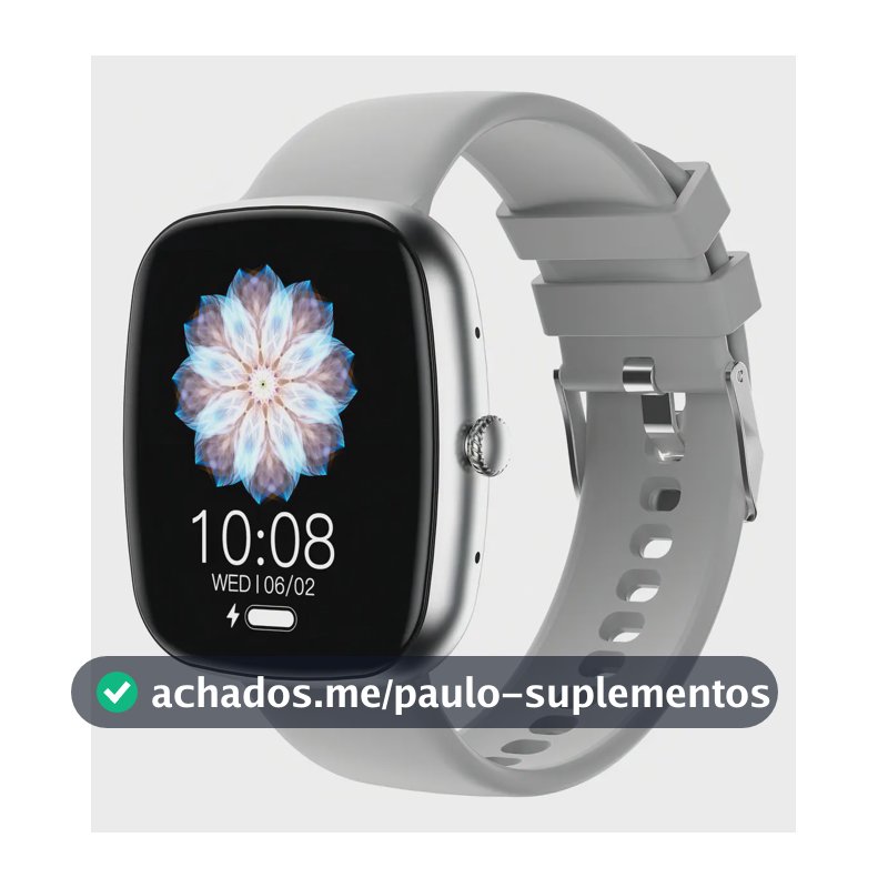 Smartwatch Bazik Prime S35 Ultra Max 47mm, Com Bluetooth e GPS Para Android e iOS