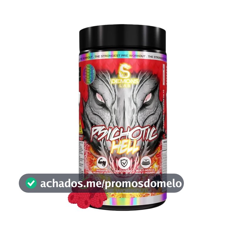 Suplemento Demons Lab en pó sabor frutas vermelhas x 300g