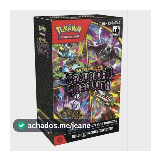 Combo De Booster Escuridão Absoluta -  Pokemon Escuridão Absoluta Português
