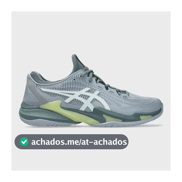 Tênis Asics Court Ff 3 Masculino All Court Grey Blue/white 38 Br