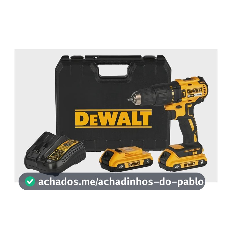 Furadeira Parafusadeira Impacto 20v Brushless Dcd778 Dewalt  Bivolt