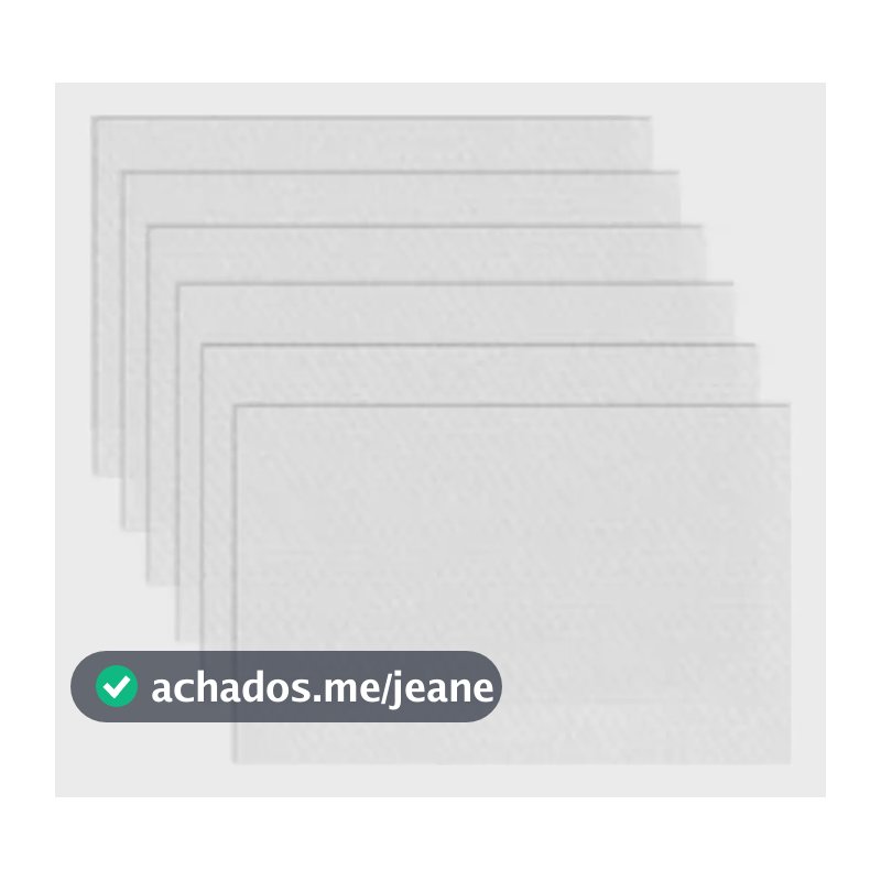 Kit 6 Tapetes Multiuso Século EVA Transparente Geladeira Prateleiras Gavetas