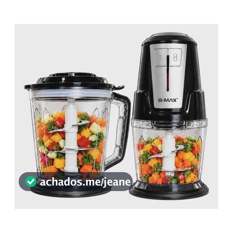 Triturador Processador Elétrico 2 Em 1 800w 2l  1,2l Cozinha 220v