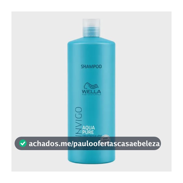 Shampoo Invigo Aqua Pure Wella Wella Profissionals 1l