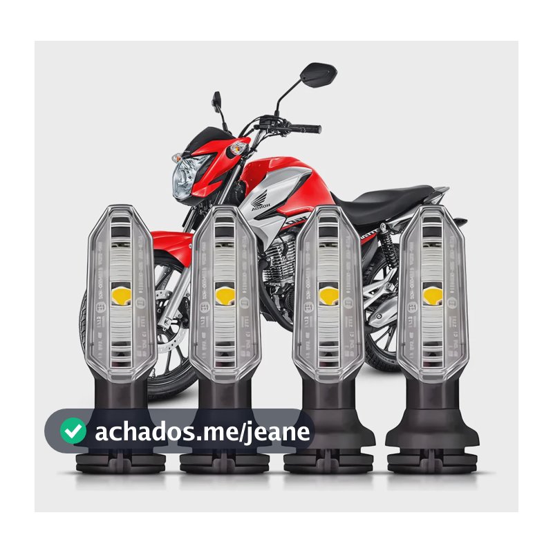 Kit 4 Pisca Led Seta Cb250 Twister Titan 160 Moto Honda