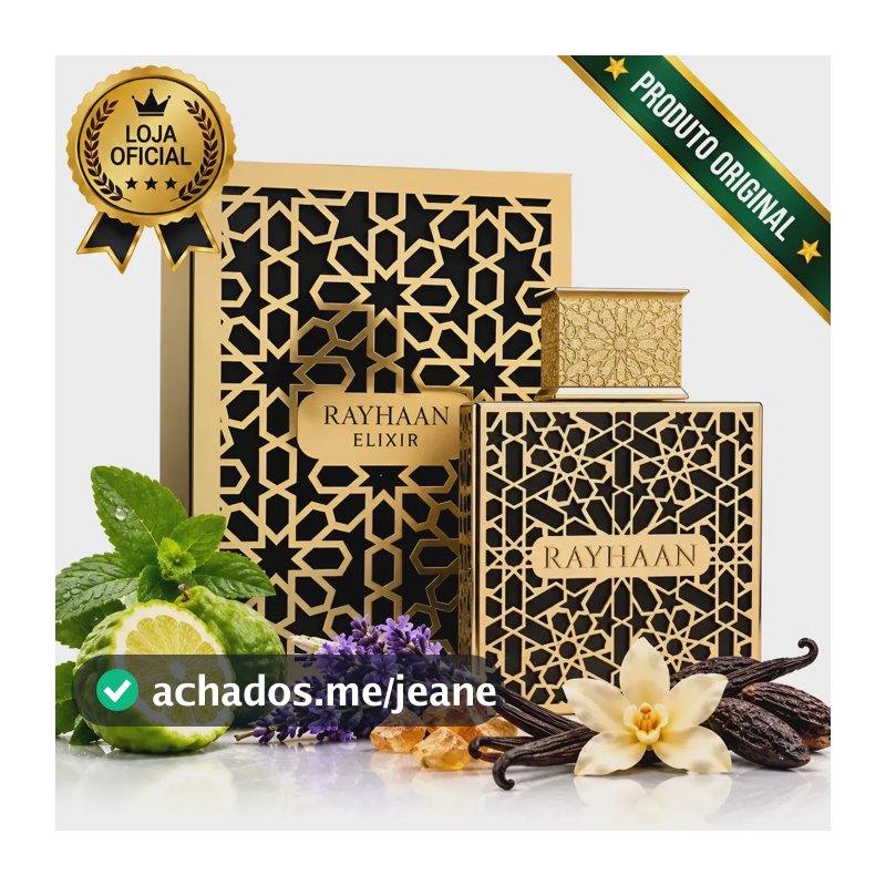 Perfume Árabe Rayhaan Elixir Masculino Eau De Parfum 100ml