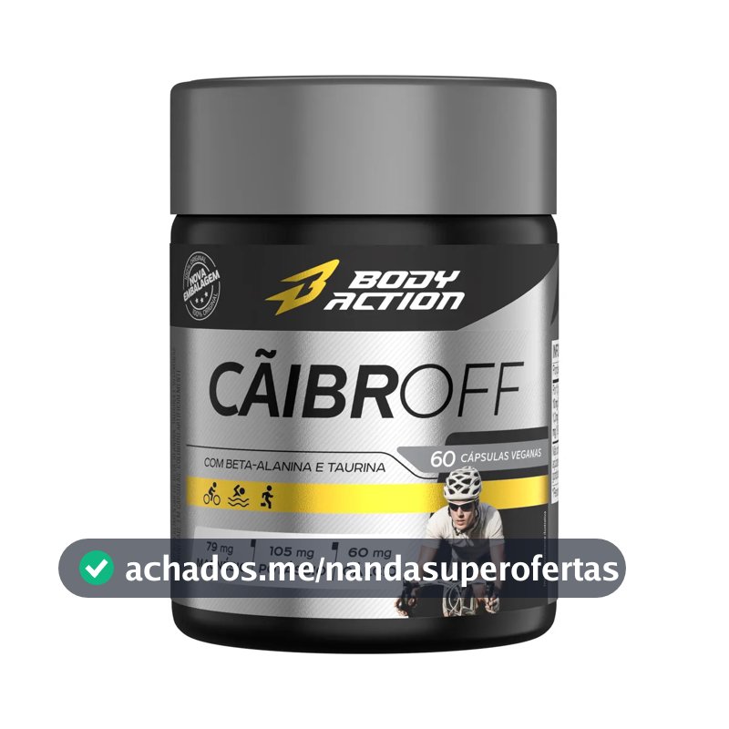 Cãibroff Anti Cãimbras 30 Dias Bodyaction Sabor Sem sabor