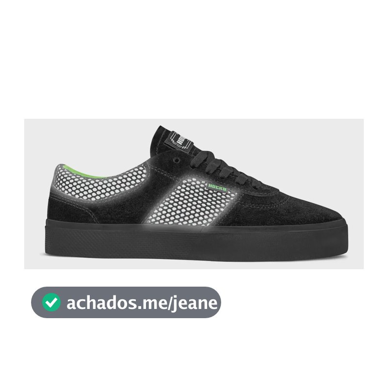 Tênis Hocks Tempus - Masc/fem- Várias Cores + Nf Preto/verde 37 Br