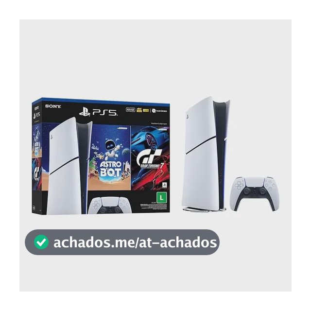 Console Playstation®5 Slim Digital - Pacote Astro Bot E Gran Turismo 7 - Branco