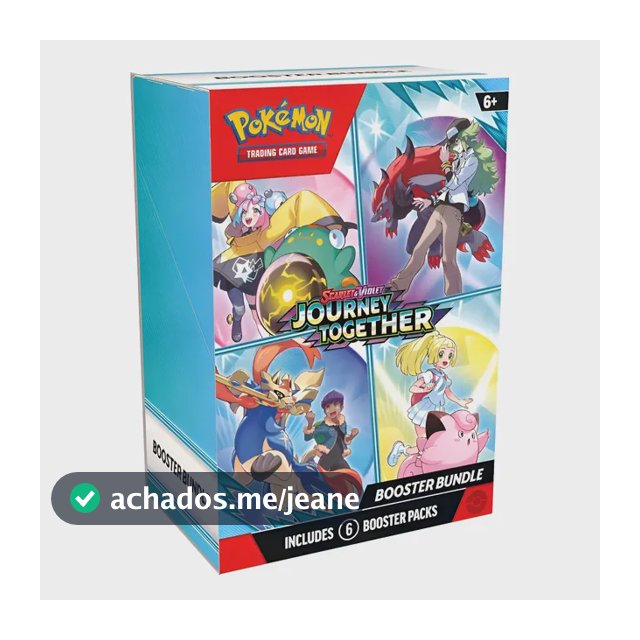 Combo De Pacote Amigos De Jornada Booster Cartas Pokemon En Inglês