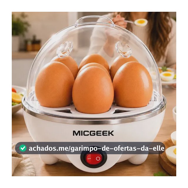 Cozedor De Ovos Automático Panela A Vapor Elétrica Legumes Elétrica Portátil Prático Rápido 7 Ovos Em 5min Micgeek
