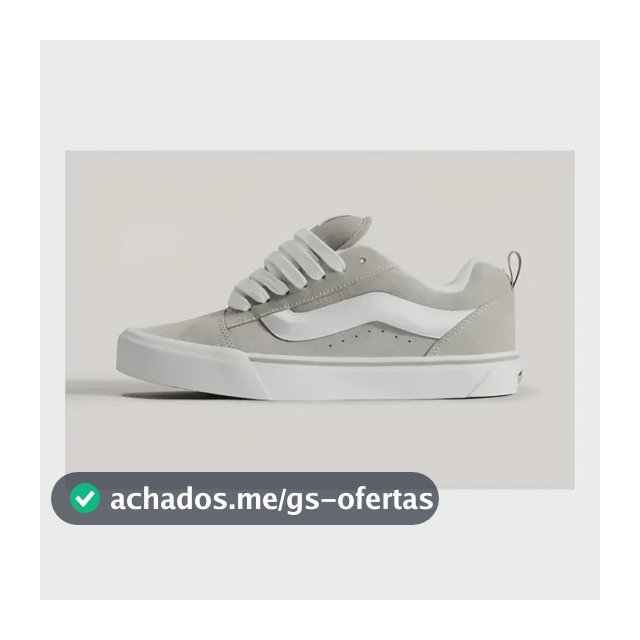 Tênis Vans Knu Skool Black White 34 Ao 43 Casual Promoção