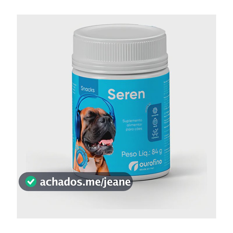 Seren Snacks Ourofino 84g Suplemento Anti-estresse Para Cães