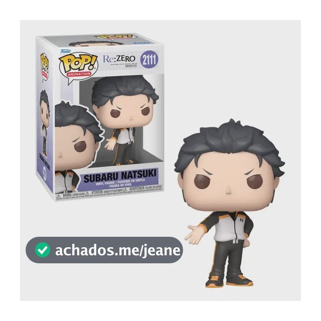 Boneco Funko Pop! Re:zero - Subaru