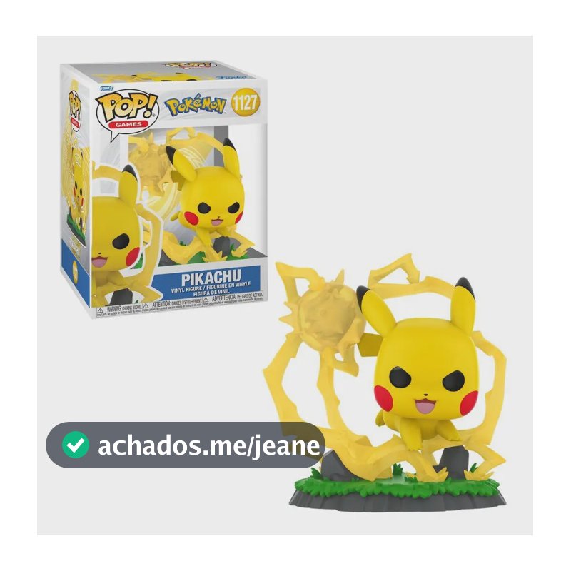 Boneco Funko Pop! Premium Pokémon - Pikachu
