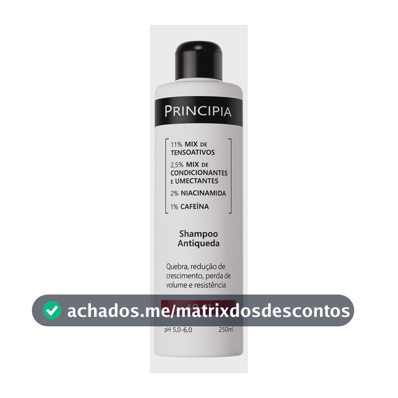 Shampoo Antiqueda Aq-01 250ml Principia