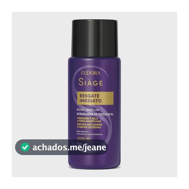 Eudora Siàge Resgate Imediato Água Lamelar 150ml