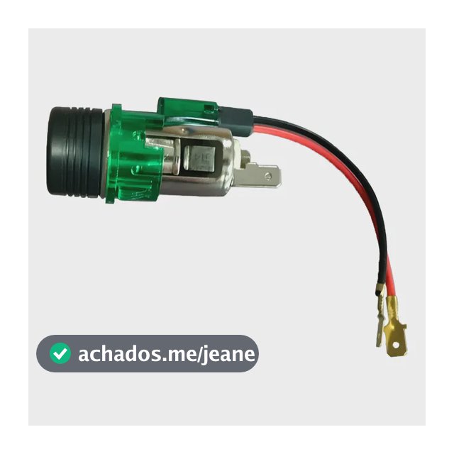 Acendedor Cigarro Automotivo Isqueiro Carregador Led Celular Verde