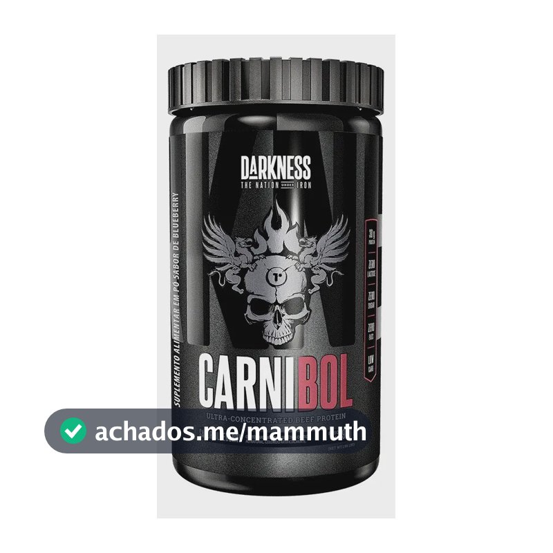 Whey Proteína De Carne Carnibol Blueberry 900g Darkness Blueberry