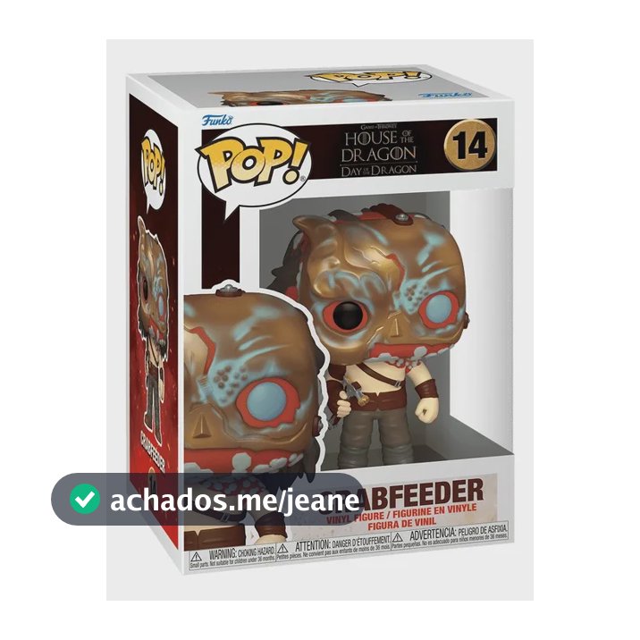 Boneco Funko Pop A Casa Do Dragão Engorda-caranguejo 13604