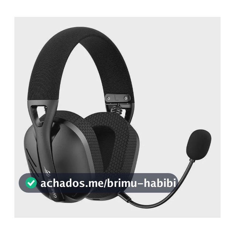 Headset Gamer Sem Fio Havit Fuxi H3 7.1 Surround Preto