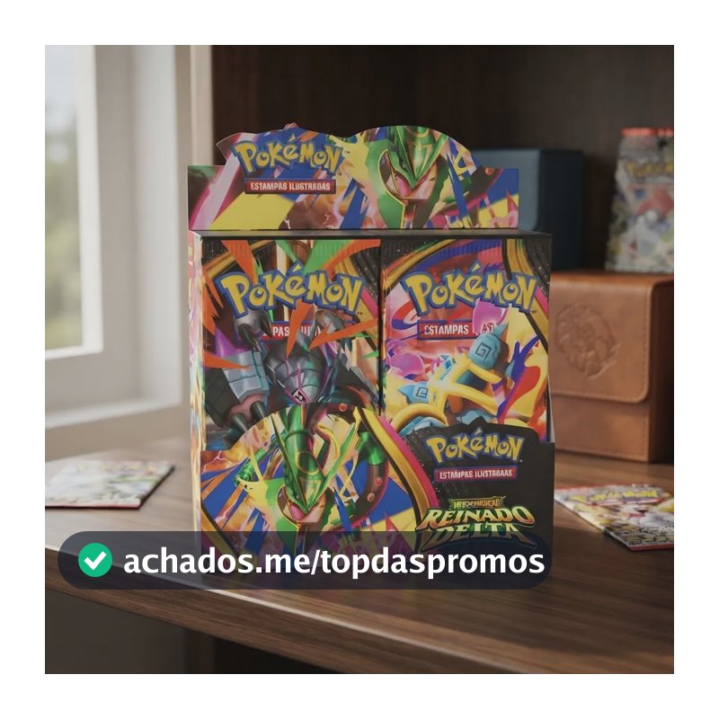 Booster Box Pokémon Reinado Delta 36 Boosters Português Prev Português