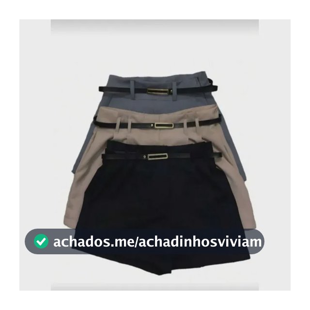 Kit 3 Shorts Alfaiataria Feminino Moda Luxo Com Cinto Brinde