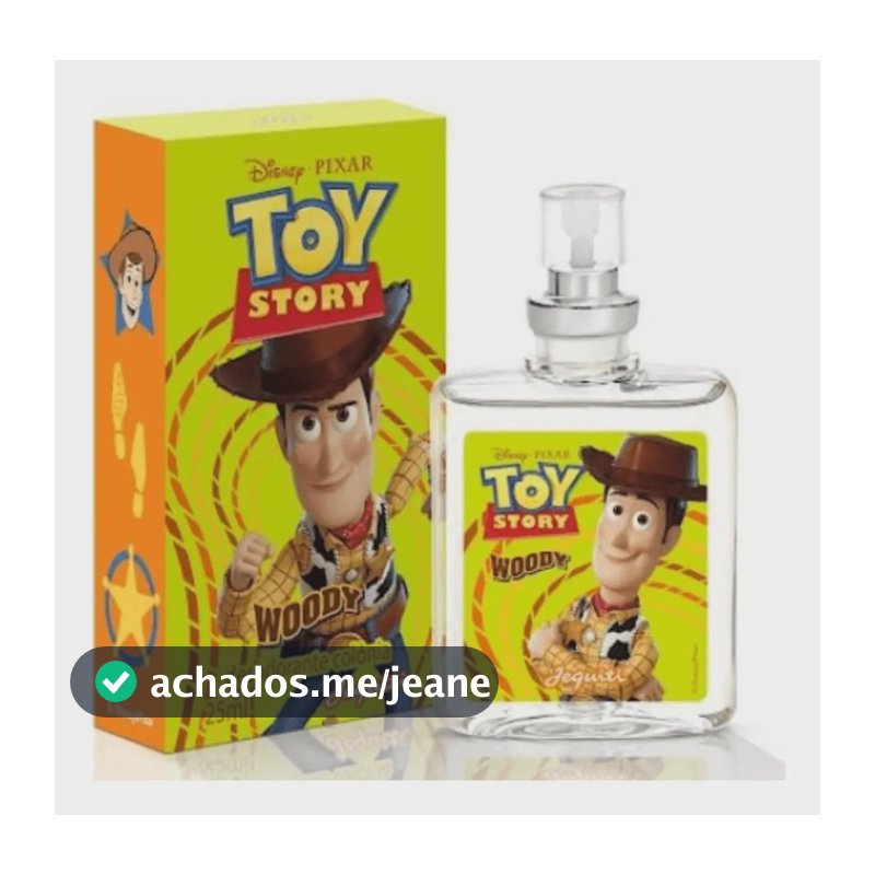 Colônia Woody Toy Story Jequiti para Meninos 25 mL