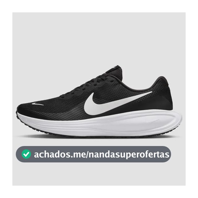 Tênis Nike Revolution 8 Masculino Preto/branco 42 Br