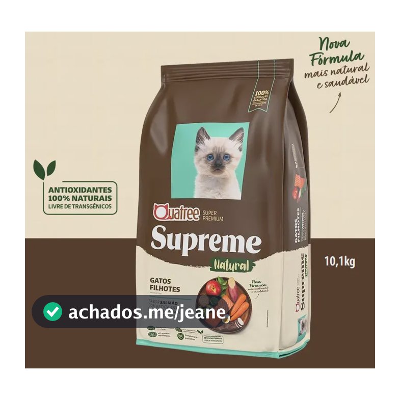 Quatree Supreme Gato Filhote Seca 10,1KG