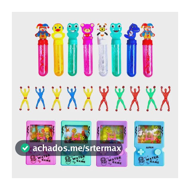 Kit 22 Brinquedos Lembrancinha Festa Junina Prenda Criança Com Aquaplay