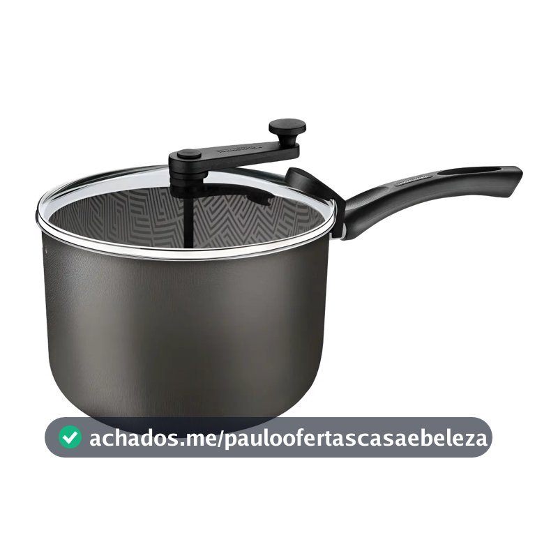 Pipoqueira Tramontina Antiaderente Paris 22cm 4,8l Chumbo Cor Alumínio