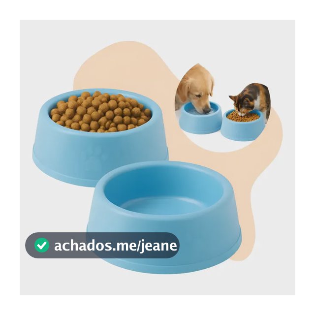 Kit 2 Pote Ração Pet Água - Comida Gato E Cães Grande Médio