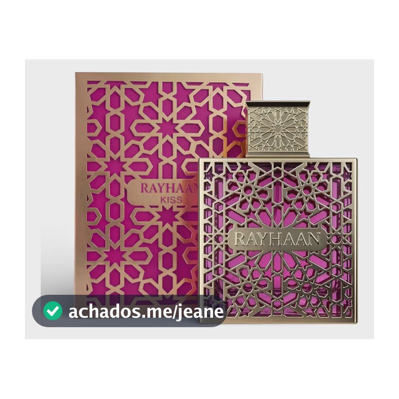 Perfume Rayhaan Kiss Feminino 100ml Eau De Parfum