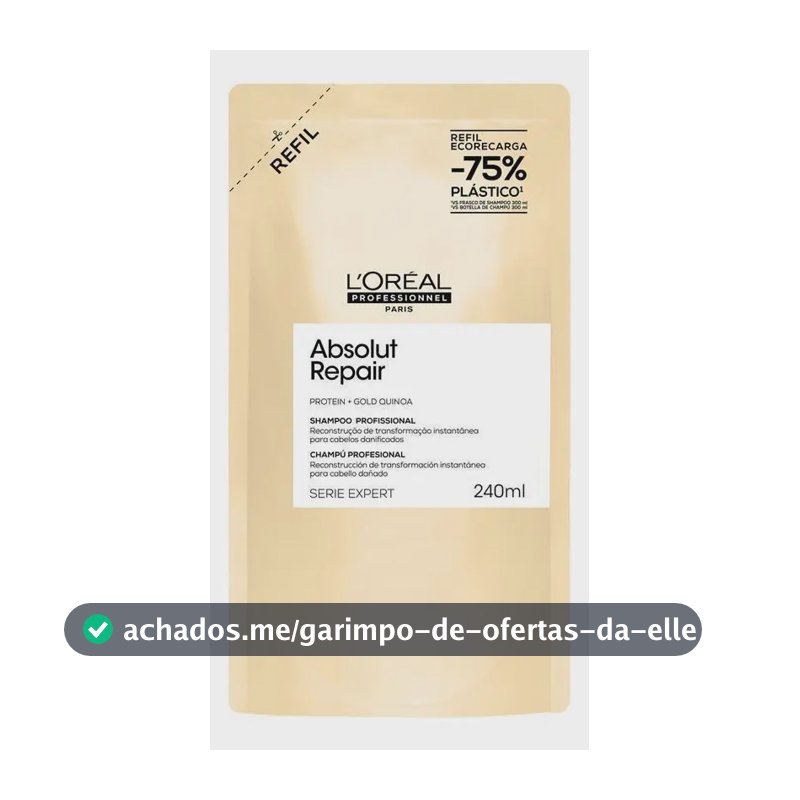 Shampoo Refil Absolut Repair 240ml L'oréal Professionnel