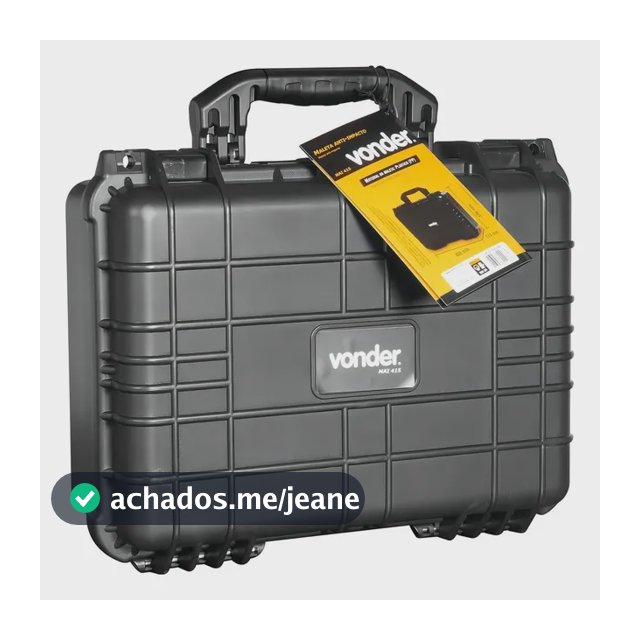 Maleta Anti Impacto Vonder MAI 415 IP67 Com Espuma