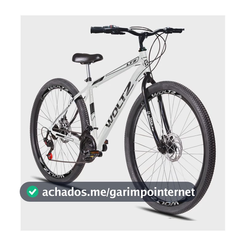 Bicicleta Aro 29 Woltz Ltz 21 Marchas Freios Mecânicos Cor Branco Tamanho Do Quadro 17